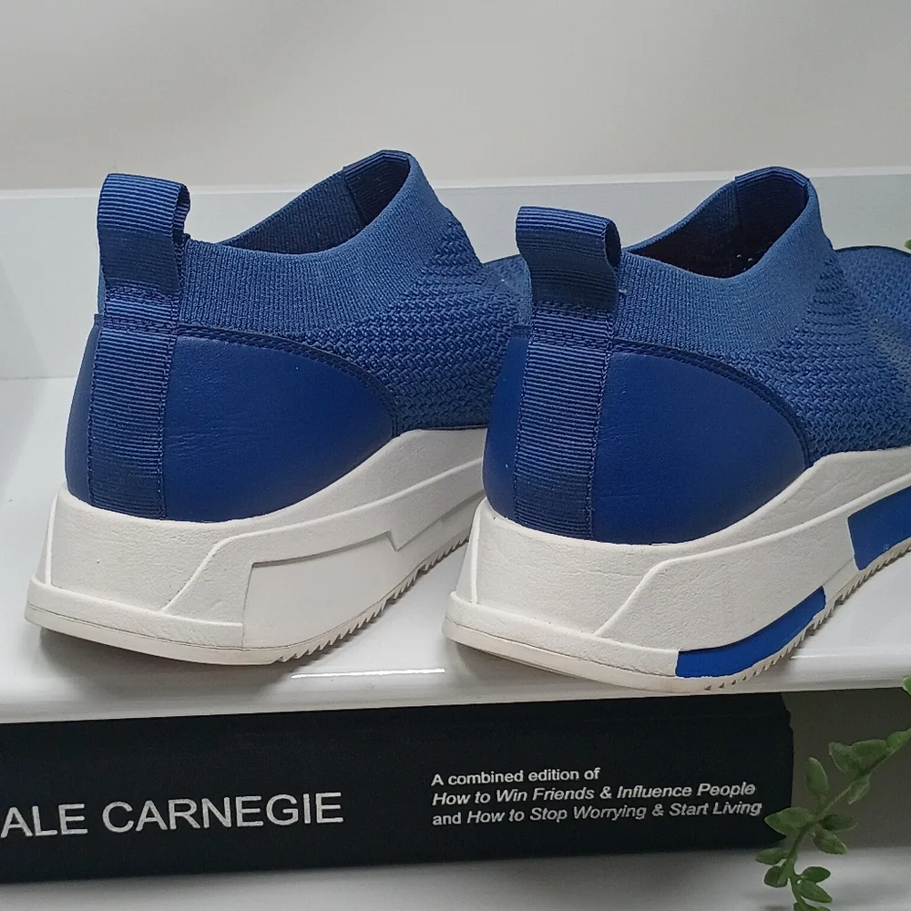 Fitflop Blue Sneakers with Knit Design - Picture 6 of 6